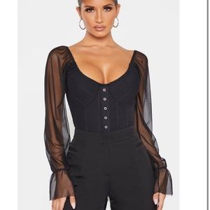 Black Lace Bodysuit